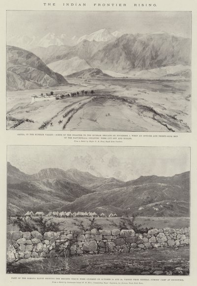 The Indian Frontier Rising  by Joseph Holland Tringham