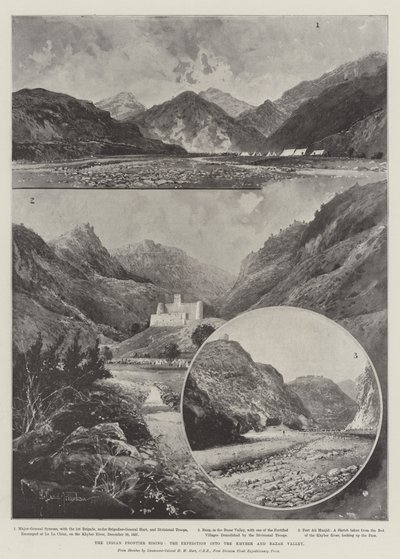 Hint Sınırının Yükselişi, Hayber ve Bazar Vadisi Seferi by Joseph Holland Tringham