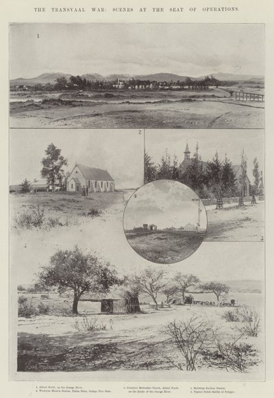 Transvaal Savaşı, Operasyon Koltuğundaki Sahneler by Joseph Holland Tringham