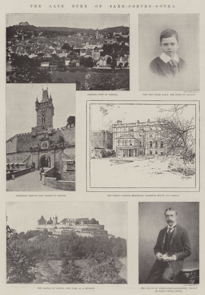 Saxe-Coburg-Gotha'nın merhum Dükü by Joseph Holland Tringham