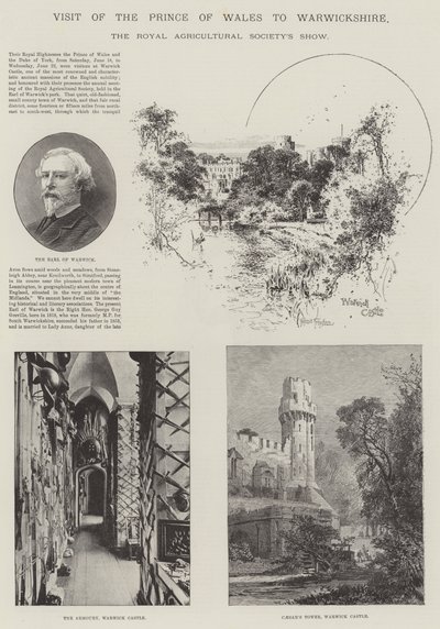 Galler Prensi'nin Warwickshire Ziyareti by Joseph Holland Tringham