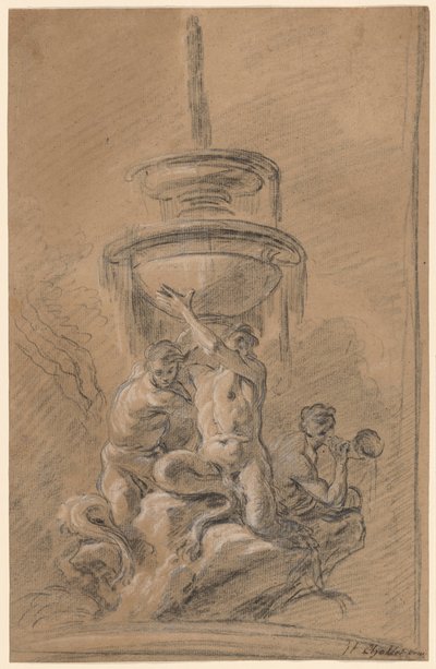 Üç Tritonlu Çeşme by Joseph Ignace François Parrocel