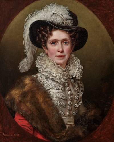 Baden Caroline 1776-1841, Bavyera Kraliçesi, 1823. by Joseph Carl Stieler