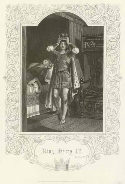 Kral Henry IV, Perde IV, Sahne IV by Joseph Kenny Meadows