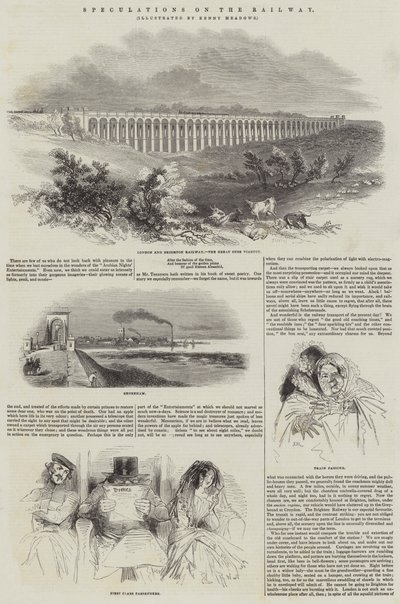 Demiryoluna İlişkin Spekülasyonlar by Joseph Kenny Meadows