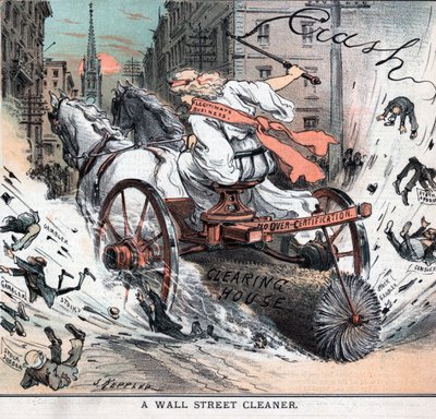 Joseph Ferdinand Keppler tarafından Wall Street Cleaner by Joseph Keppler