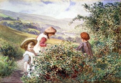 böğürtlen toplayıcıları by Joseph Kirkpatrick