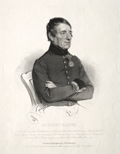 Dr. Jospeh Hauer by Joseph Kriehuber
