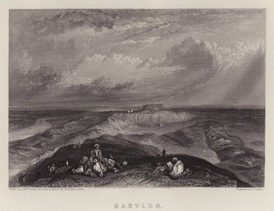 Babil (renkli taş) by Joseph Mallord William (after) Turner