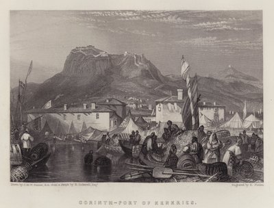 Korint, Kenkries Limanı (renkli taş) by Joseph Mallord William (after) Turner