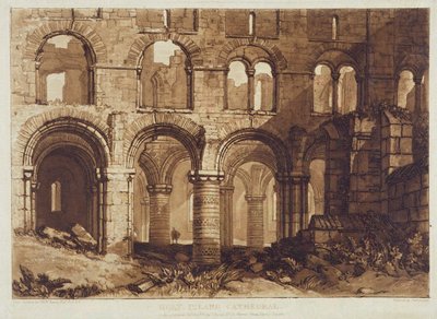 Charles Turner (1773-1857) 1808 tarafından oyulmuş Kutsal Ada Katedrali (gravür) by Joseph Mallord William (after) Turner