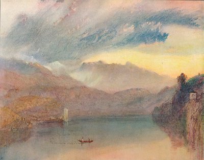 Bir İsviçre Gölü, 1909 by Joseph Mallord William Turner