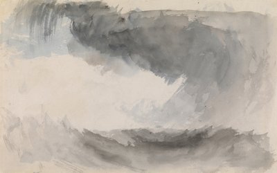 denizde bir fırtına by Joseph Mallord William Turner