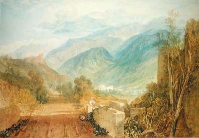 Bonneville, c.1803 (kağıt üzerine sulu boya) by Joseph Mallord William Turner
