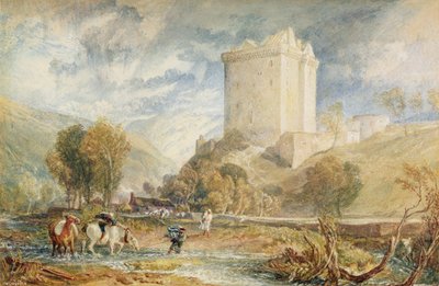 Borthwick Kalesi by Joseph Mallord William Turner