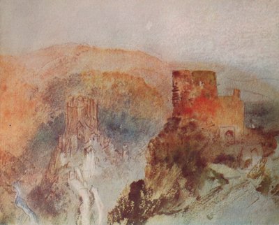 Kuzeyden Burg Eltz ve Trutz Eltz, 1840 by Joseph Mallord William Turner