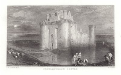 ಕೆರ್ಲಾವೆರಾಕ್ ಕ್ಯಾಸಲ್ ಟರ್ಕ್ by Joseph Mallord William Turner
