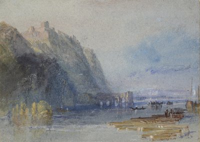 Chateau Hamelin, 1830 dolayları by Joseph Mallord William Turner