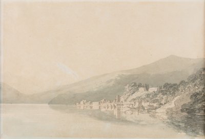 Villa Giulia Manastırı, Como Gölü, tarih bilinmiyor (kağıt üzerine suluboya) by Joseph Mallord William Turner