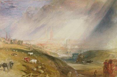 Coventry, Warwickshire, 1832 dolayları by Joseph Mallord William Turner