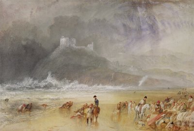 Criccieth Kalesi, Kuzey Galler, 1835 dolayları by Joseph Mallord William Turner