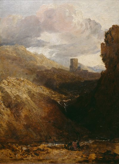 Dolbadarn Kalesi by Joseph Mallord William Turner