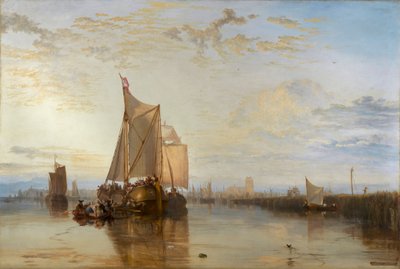 Dort veya Dordrecht: Rotterdam Becalmed'den Dort Packet-Boat [1818, Royal Academy of Arts, Londra, sergi kataloğu] by Joseph Mallord William Turner