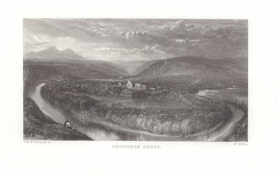 Dryburgh Manastırı by Joseph Mallord William Turner