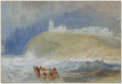 Dunwich, Suffolk, 1827 dolayları (kağıt üzerine suluboya) by Joseph Mallord William Turner