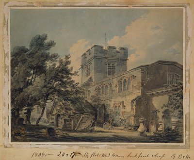 Finchley Kilisesi, 1801 by Joseph Mallord William Turner