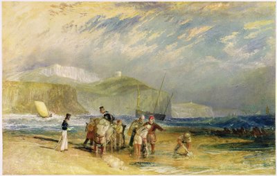 Folkestone Limanı ve Kıyıdan Devon