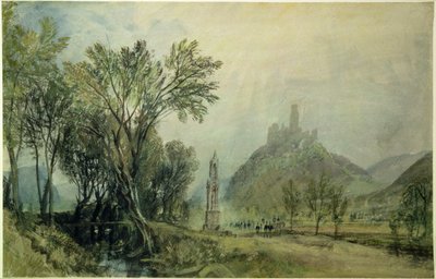 Goesberg ve Hochkreuz by Joseph Mallord William Turner