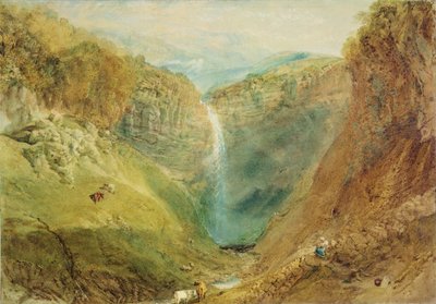 Hardraw Güz, Yorkshire, 1820 dolayları by Joseph Mallord William Turner
