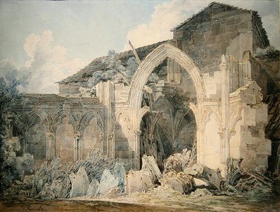 Hereford Katedrali (kağıt üzerine suluboya ve kalem ve mürekkep) by Joseph Mallord William Turner