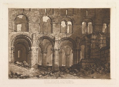 Kutsal Ada Katedrali Liber Studiorum, bölüm III, levha 11, 20 Şubat 1808. by Joseph Mallord William Turner