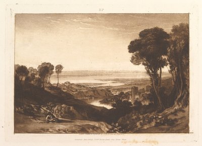 Severn ve Wye Liber Studiorum Kavşağı, bölüm VI, levha 28, Haziran 1811. by Joseph Mallord William Turner