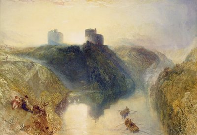 Kilgarren Kalesi, Pembrokeshire (kağıt üzerinde wc) by Joseph Mallord William Turner