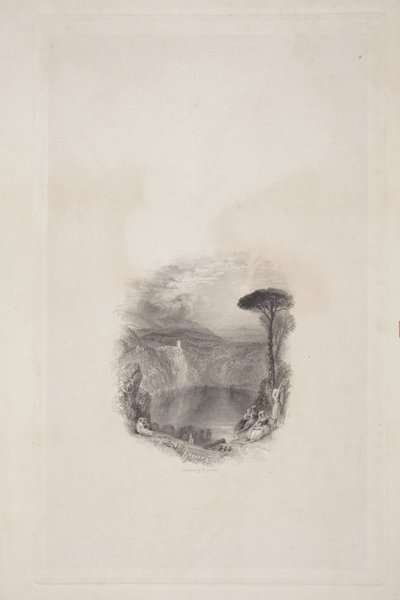 Nemi Gölü (Broadley'nin Şiirleri) by Joseph Mallord William Turner