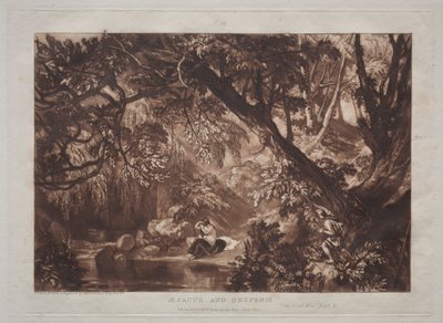 Aesacus ve Hesperie by Joseph Mallord William Turner
