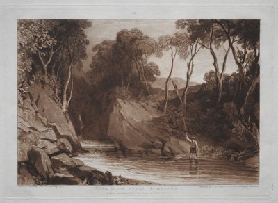 Liber Studiorum: Blain Athol, İskoçya yakınlarında by Joseph Mallord William Turner