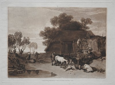 Liber Studiorum: Hasır Bahçesi by Joseph Mallord William Turner