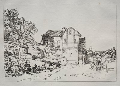 Çalışma Kitabı: Su Değirmeni. by Joseph Mallord William Turner