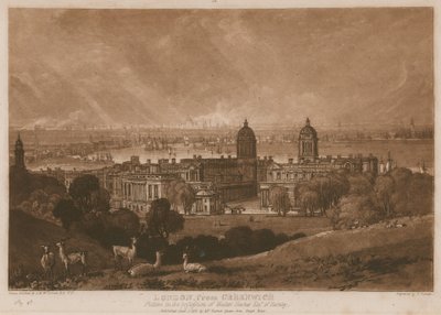 ಗ್ರೀನ್‌ವಿಚ್‌ನಿಂದ ಲಂಡನ್; ಟರ್ಕಿ by Joseph Mallord William Turner