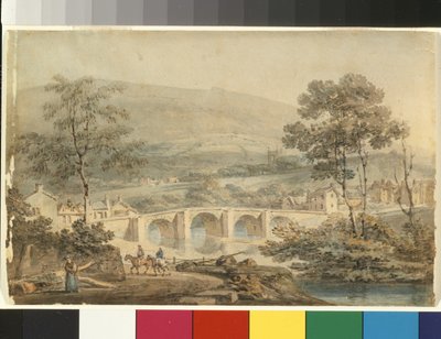 Matlock (beyaz kağıt üzerine kalem üzerine suluboya) by Joseph Mallord William Turner