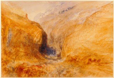Dağlık Manzara / Turner. by Joseph Mallord William Turner