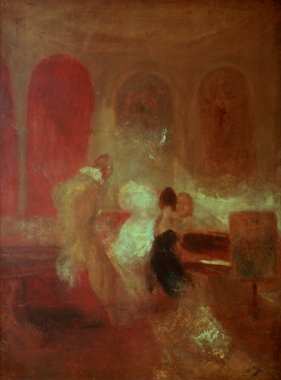 Müzik Partisi, Doğu Cowes Kalesi, Wight Adası, 1835 by Joseph Mallord William Turner