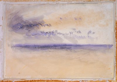 Sahil Açıkları: Deniz Manzarası ve Bulutlar by Joseph Mallord William Turner