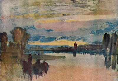 Petworth'teki Gölde - Akşam, 1909 by Joseph Mallord William Turner
