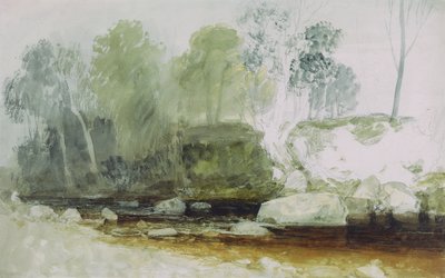 Washburn Üzerine: Bir Çalışma, c.1815 (kağıt üzerine suluboya ve grafit) by Joseph Mallord William Turner