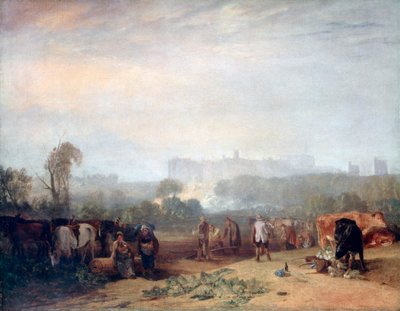 Şalgamları Sürmek, Slough yakınlarında, `Windsor, c1809 by Joseph Mallord William Turner